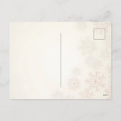 Frohe Weihnachten! Weihnachtskarte. Feiertagspostkarte (Rückseite)