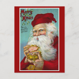 "Frohe Weihnachten" Weihnachtskarte Feiertagspostkarte
