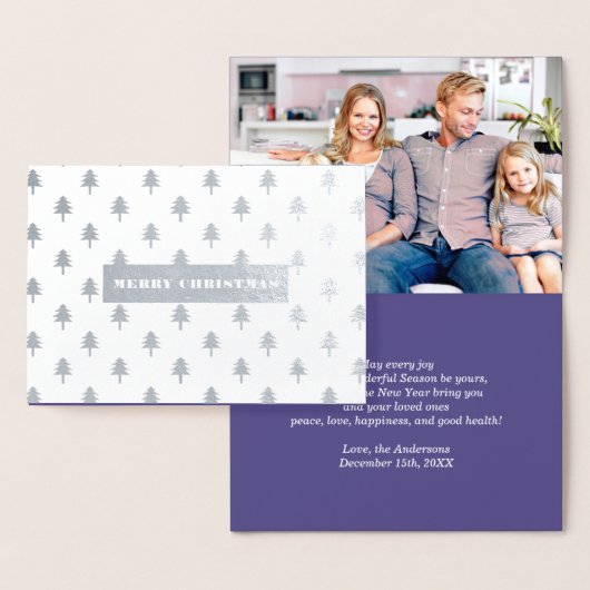 Frohe Weihnachten. Weihnachtskarten für Real Fox Folienkarte (Anzeige)