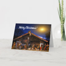 Frohe Weihnachten, Weihnachtskrippe, individuelle