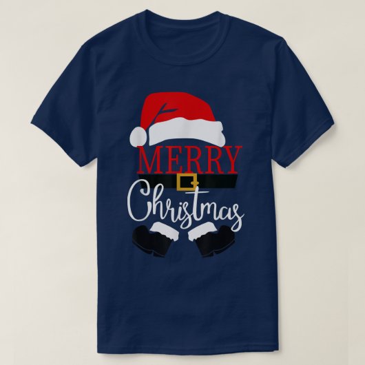 Frohe Weihnachten WeihnachtsLICHT Familien T-Shirt (Design vorne)