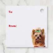 Frohe Weihnachten - Weihnachtslieder mit Weihnacht Geschenkanhänger (Rückseite)