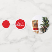 Frohe Weihnachten - Weihnachtslieder mit Weihnacht Konfetti (Vorderseiten)