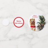 Frohe Weihnachten - Weihnachtslieder mit Weihnacht Konfetti (Rückseiten)