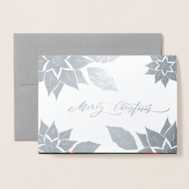 Frohe Weihnachten. Weihnachtsluxus Folienkarte