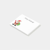 Frohe Weihnachten Weihnachtsmann 4 x 3 Post-it Klebezettel (angewinkelt)