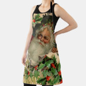 Frohe Weihnachten Weihnachtsmann Antike Klassik Schürze (InSitu)