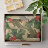 Frohe Weihnachten Weihnachtsmann Antike Klassik Seidenpapier (Geschenk)