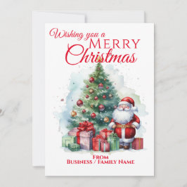 Frohe Weihnachten Weihnachtsmann Flat