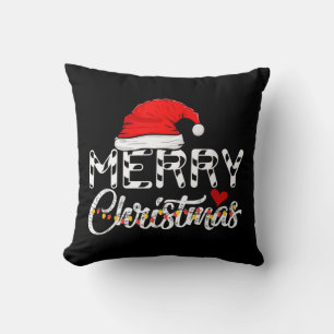 Frohe Weihnachten Weihnachtsmann Funny Familie Kissen