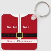 Frohe Weihnachten - Weihnachtsmann - Geschenke für Schlüsselanhänger (Rückseite)