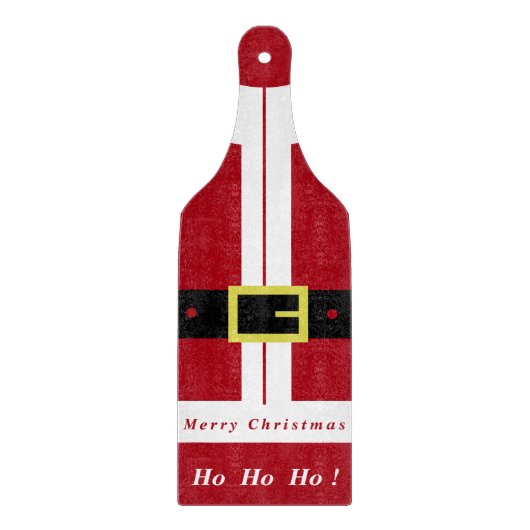 Frohe Weihnachten - Weihnachtsmann - Geschenke für Schneidebrett (Vorderseite)