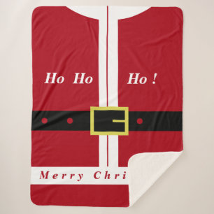 Frohe Weihnachten - Weihnachtsmann - Geschenke für Sherpadecke