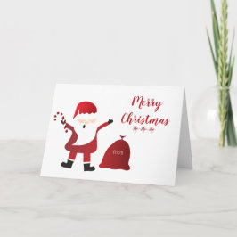 Frohe Weihnachten Weihnachtsmann Ho Ho Ho Candy Ca Karte