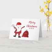 Frohe Weihnachten Weihnachtsmann Ho Ho Ho Candy Ca Karte (Gelbe Blume)