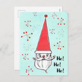 Frohe Weihnachten Weihnachtsmann Ho Ho Ho Ho Schne (Vorne/Hinten)