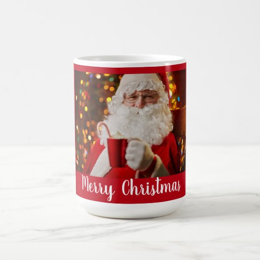 Frohe Weihnachten Weihnachtsmann Jumbo-Tasse Kaffeetasse (Mittel)