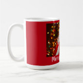 Frohe Weihnachten Weihnachtsmann Jumbo-Tasse Kaffeetasse (Links)