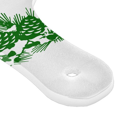 Frohe Weihnachten - Weihnachtsmann mit Katze und H Schneidebrett (Ecke)