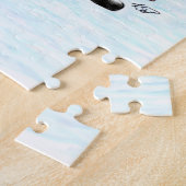 Frohe Weihnachten! Weihnachtsmann mit Katze und Hu Puzzle (Seite)