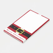 Frohe Weihnachten - Weihnachtsmann Post-it Klebezettel (angewinkelt)