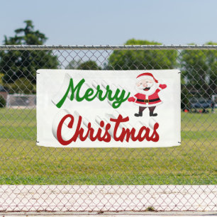 Frohe Weihnachten Weihnachtsmann rot grün Drehbuch Banner