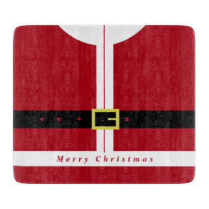 Frohe Weihnachten - Weihnachtsmann Schneidebrett