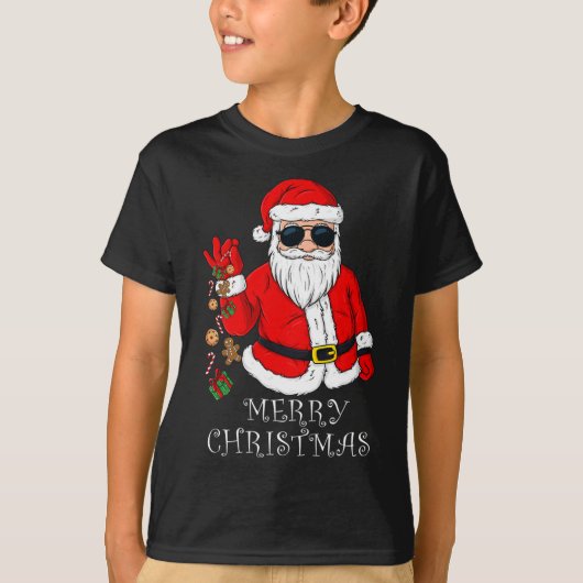 Frohe Weihnachten Weihnachtsmann Spaß Familie Paja T-Shirt (Vorderseite)
