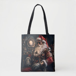 Frohe Weihnachten Weihnachtsmann Steampunk Tasche