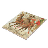 Frohe Weihnachten (Weihnachtsmann und sein Rentier Fliese (Seite)