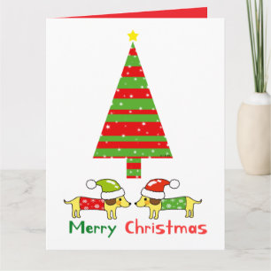 Frohe Weihnachten (Weihnachtsmänner) Karte