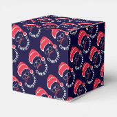 Frohe Weihnachten Weihnachtspferde Boxen Geschenkschachtel (Rückseite)