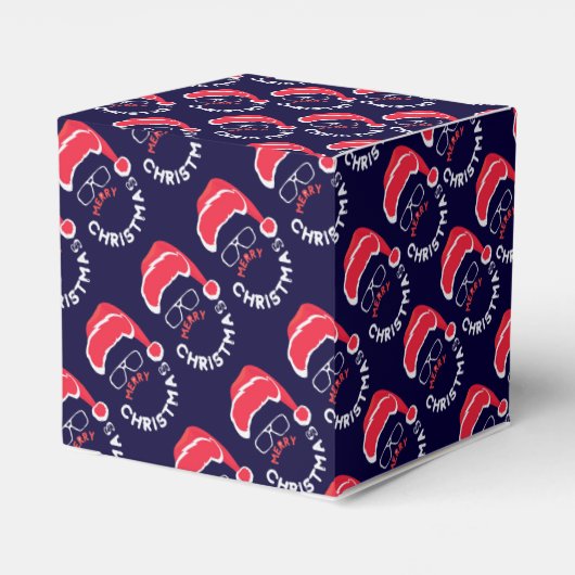 Frohe Weihnachten Weihnachtspferde Boxen Geschenkschachtel (Rückseite)