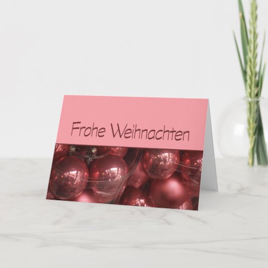 Frohe Weihnachten Weihnachtsschmuck (Vorderseite)