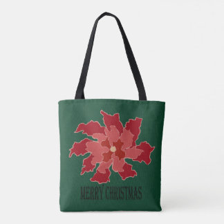 Frohe Weihnachten Weihnachtsstern Tasche