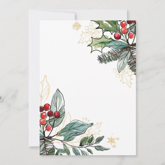 Frohe Weihnachten Weihnachtswein (Rückseite)