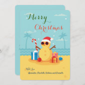 Frohe Weihnachten Weihnachtszeit glücklich (Vorne/Hinten)