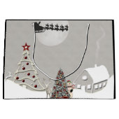 Frohe Weihnachten Weihnachtszeit LG Geschenktasche Große Geschenktüte (Vorderseite)