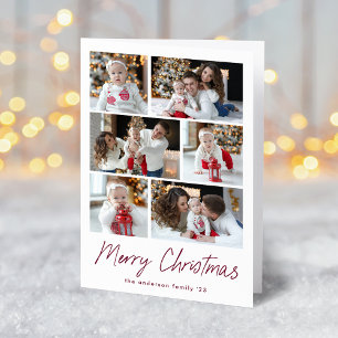 Frohe Weihnachten Wein Schrift 6 Foto Collage