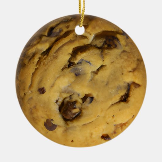 Frohe Weihnachten Weir-Teig | Funny Choc Cookie Pu Keramik Ornament (Vorne)