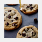 Frohe Weihnachten Weir-Teig | Funny Cookie Pub Keramikornament (Vorderseite)