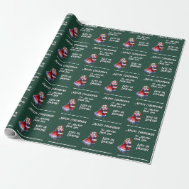 Frohe Weihnachten! WEITER TANZEN Geschenkpapier