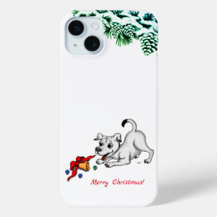 Frohe Weihnachten! Welpe mit Bell und Ball Case-Mate iPhone Hülle