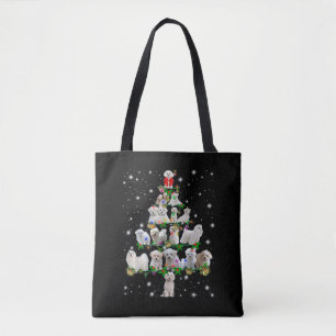 Frohe Weihnachten West Highland White Terrier Dog Tasche