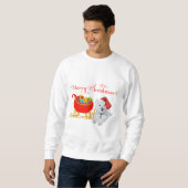 Frohe Weihnachten Westie Sweatshirt (Vorne ganz)