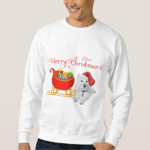 Frohe Weihnachten Westie Sweatshirt