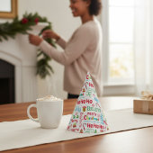 Frohe Weihnachten Whimsical Modern Jolly Typografi Partyhütchen