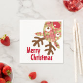 Frohe Weihnachten Whimsical Rentier Serviette (Beispiel)