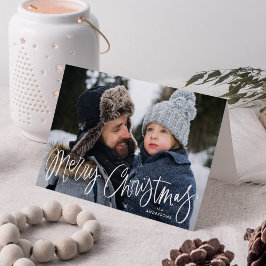 Frohe Weihnachten Whimsical Script-Foto