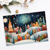 Frohe Weihnachten Whimsical Winter Village